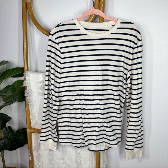NWT Men’s J.Crew Striped Long Sleeve Top sz M - Picture 2 of 7